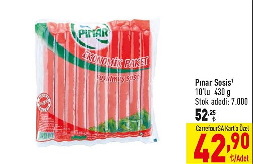 Pınar Sosis 10'lu 430 g image