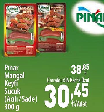 Pınar Mangal Keyfi Sucuk (Acılı/Sade) 300 g image