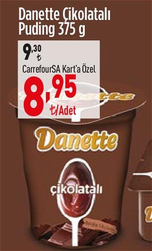 Danette Çikolatalı Puding 375 g image