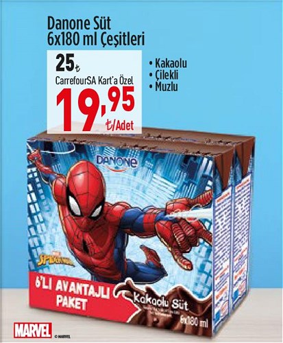 Danone Süt 6x180 ml Çeşitleri image