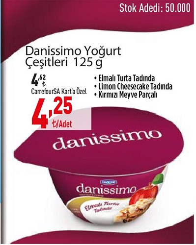 Danissimo Yoğurt Çeşitleri 125 g image