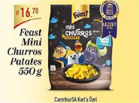 Feast Mini Churros Patates 550 g image