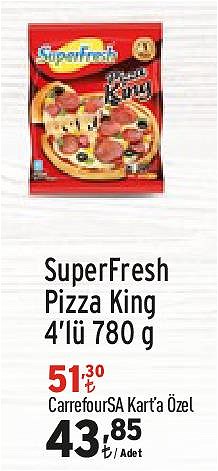 SuperFresh Pizza King 4'lü 780 g image