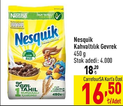 Nesquik Kahvaltılık Gevrek 450 g image