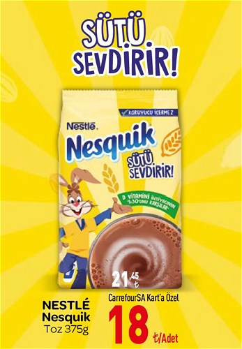 Nestle Nesquik Toz 375 g image