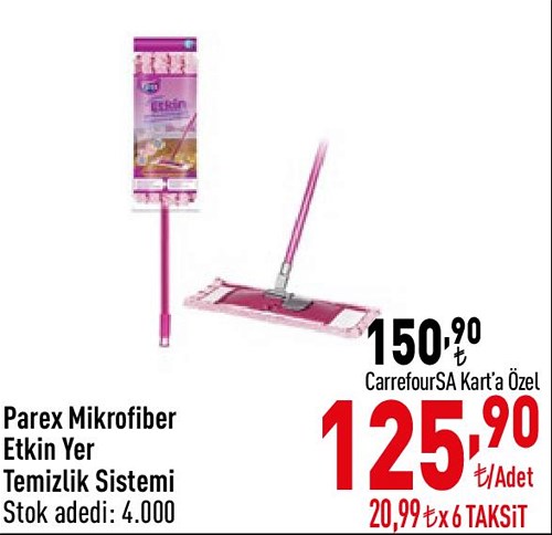 Parex Mikrofiber Etkin Yer Temizlik Sistemi image