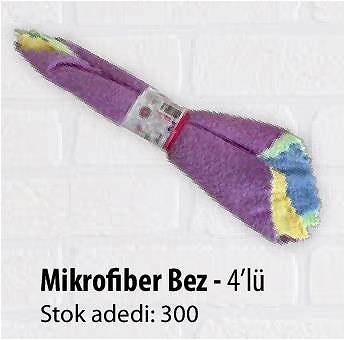 Mikrofiber Bez 4'lü image