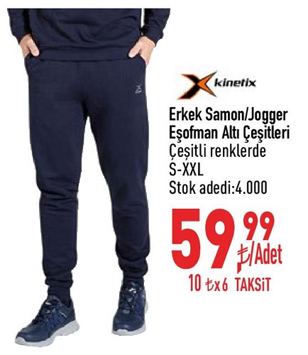 Kinetix Erkek Samon/Jogger Eşofman Altı Çeşitleri image