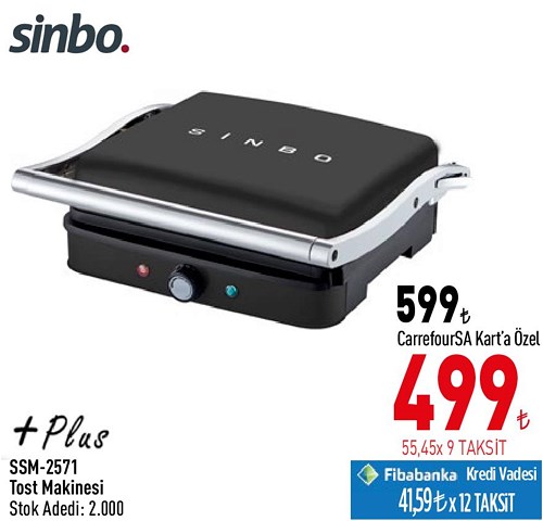 Sinbo SSM-2571 Tost Makinesi image