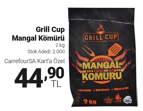 Grill Cup Mangal Kömürü 2 kg image