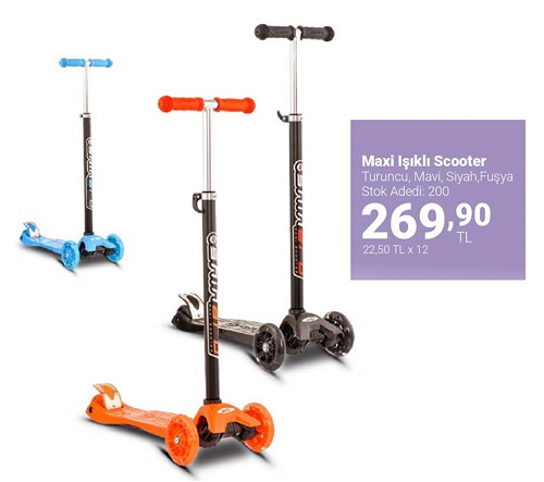 Maxi Işıklı Scooter  image