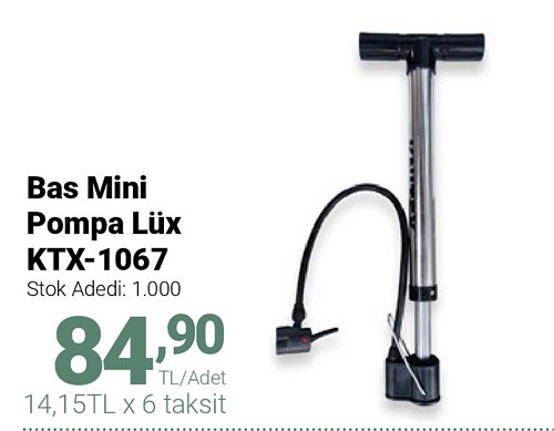 Bas Mini Pompa Lüx KTX-1067 image