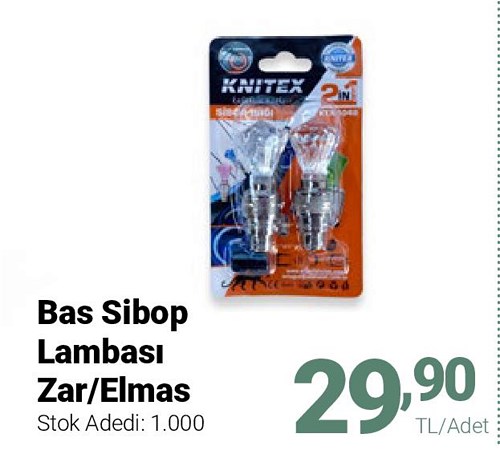 Bas Sibop Lambası Zar/Elmas image