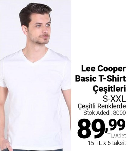 Lee Cooper Basic T-Shirt Çeşitleri image