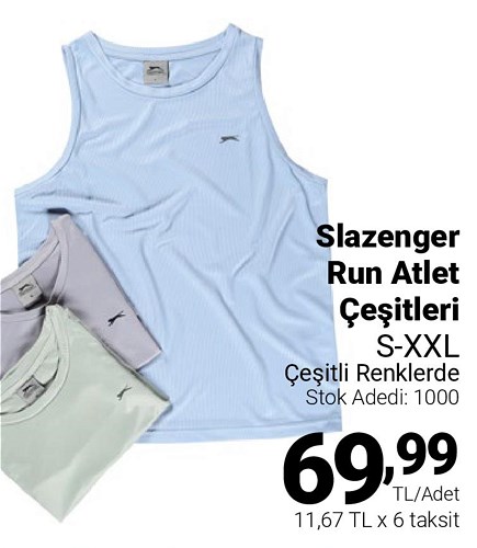 Slazenger Run Atlet Çeşitleri image