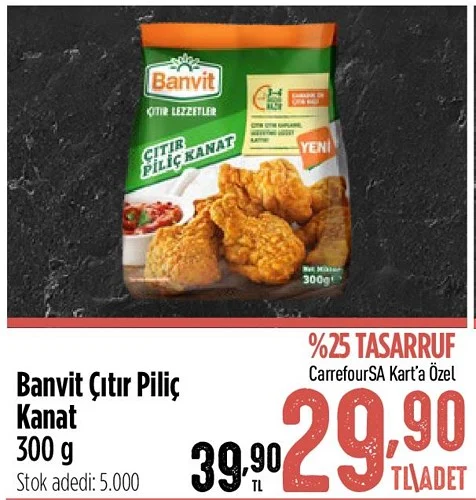 Banvit Çıtır Piliç Kanat 300 g image