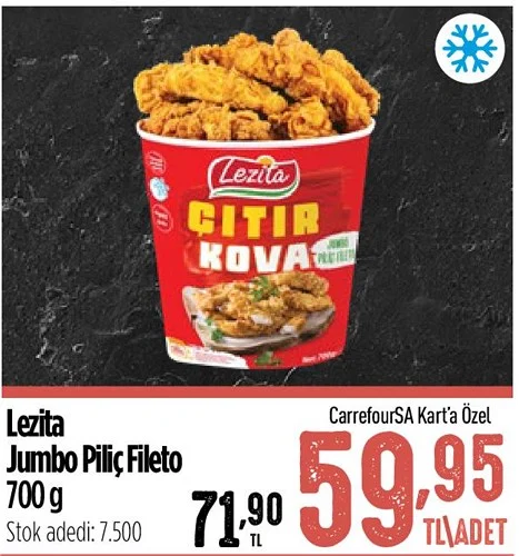 Lezita Jumbo Piliç Fileto 700 g image