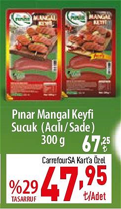 Pınar Mangal Keyfi Sucuk (Acılı/Sade) 300 g image