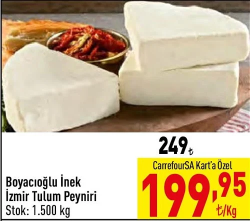 Boyacıoğlu İnek İzmir Tulum Peyniri kg image