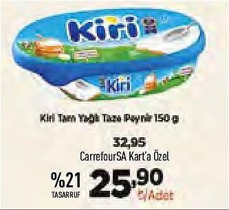 Kiri Tam Yağlı Taze Peynir 150 g image