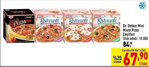 Dr. Oetker Mini Mista Pizza Çeşitleri image