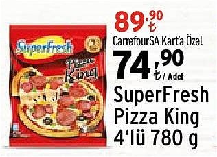 SuperFresh Pizza King 4'lü 780 g image