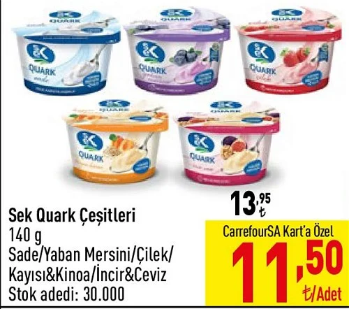 Sek Quark Çeşitleri 140 g image