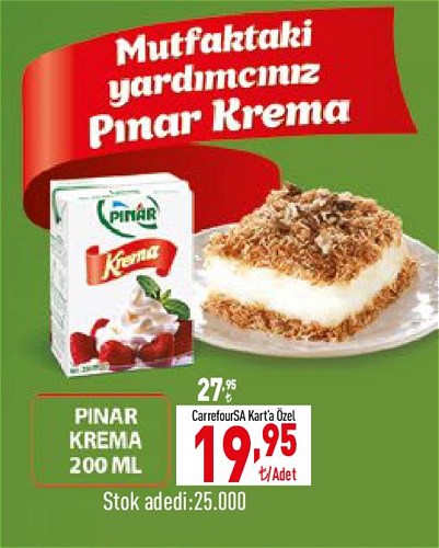 Pınar Krema 200 ml image