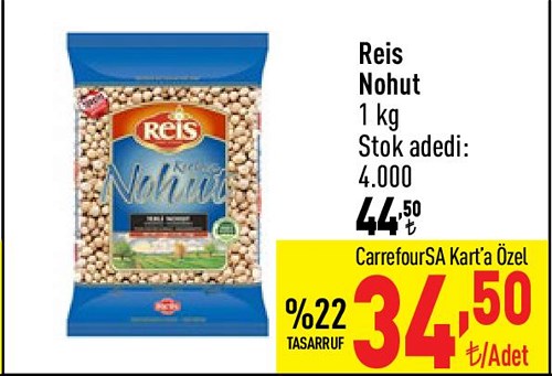 Reis Nohut 1 kg image