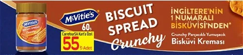 McVities Biscuit Spread Crunchy Bisküvi Kreması image