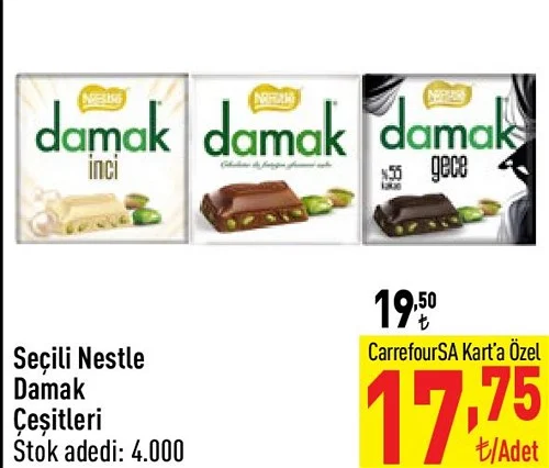 Nestle Damak Çeşitleri image