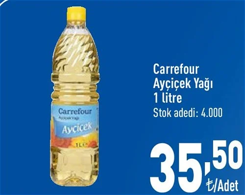 Carrefour Ayçiçek Yağı 1 litre image