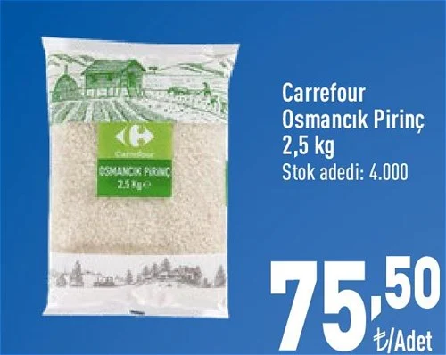 Carrefour Osmancık Pirinç 2,5 kg  image