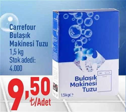 Carrefour Bulaşık Makinesi Tuzu 1,5 kg image