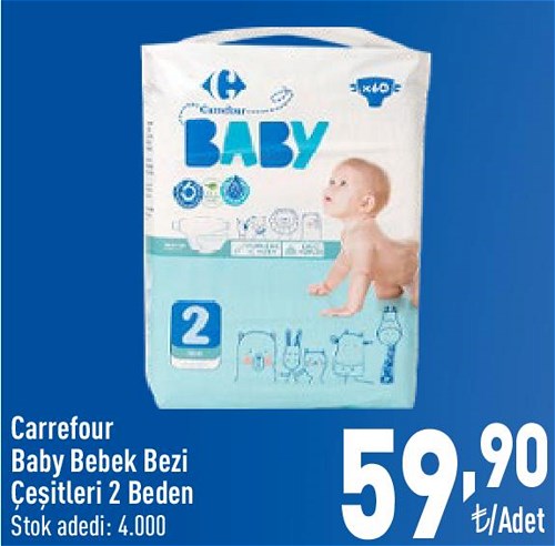 Carrefour Baby Bebek Bezi Çeşitleri 2 Beden image