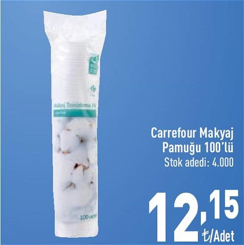 Carrefour Makyaj Pamuğu 100'lü image