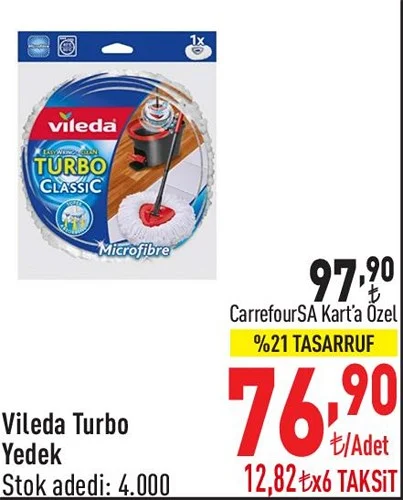 Vileda Turbo Yedek image