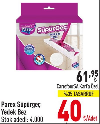 Parex Süpürgeç Yedek Bez image