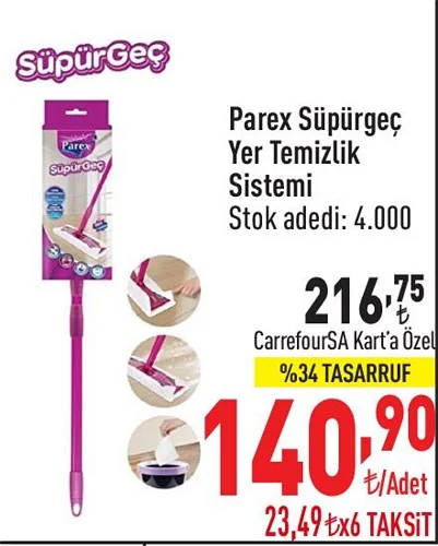 Parex Süpürgeç Yer Temizlik Sistemi image