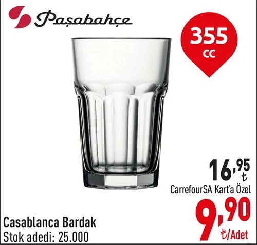 Paşabahçe Casablanca Bardak 355 cc image