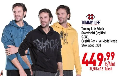 Tommy Life Erkek Sweatshirt Çeşitleri image