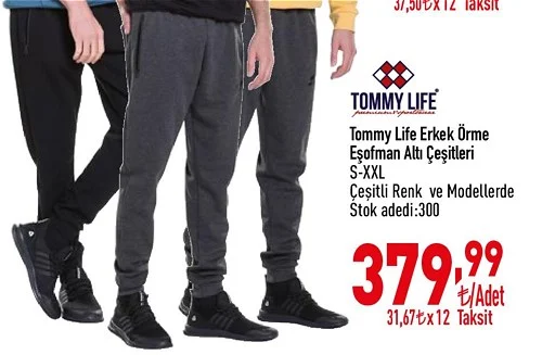 Tommy Life Erkek Örme Eşofman Altı Çeşitleri image