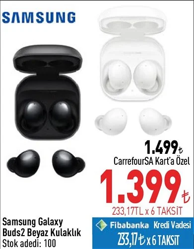 Samsung Galaxy Buds2 Beyaz Kulaklık image