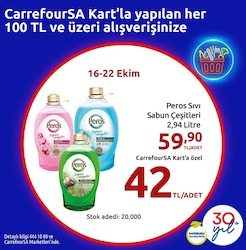 Peros Sıvı Sabun Çeşitleri 2,94 litre image