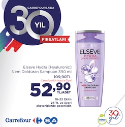 Elseve Hydra Hyaluronic Nem Dolduran Şampuan 390 ml image