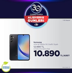 Samsung A34 8/128Gb 5G Grafit Siyah image