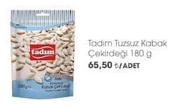 Tadım Tuzsuz Kabak Çekirdeği 180 g image