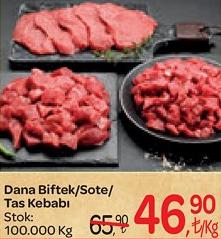 Dana Biftek/Sote/Tas Kebabı Kg image