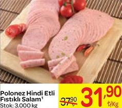 Polonez Hindi Etli Fıstıklı Salam Kg image