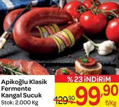Apikoğlu Klasik Fermente Kangal Sucuk Kg image